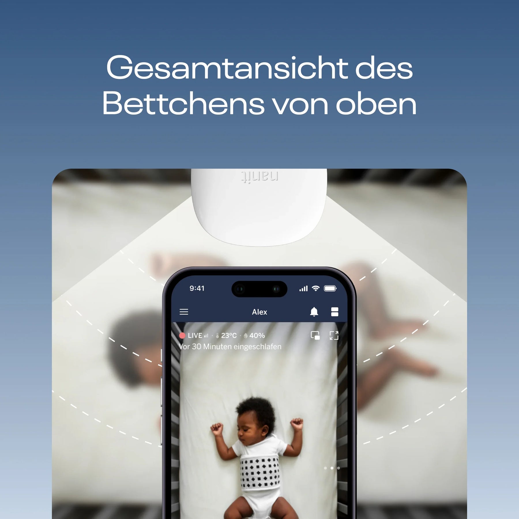 Nanit Pro Kamera Babyphone mit App + Bodenständer