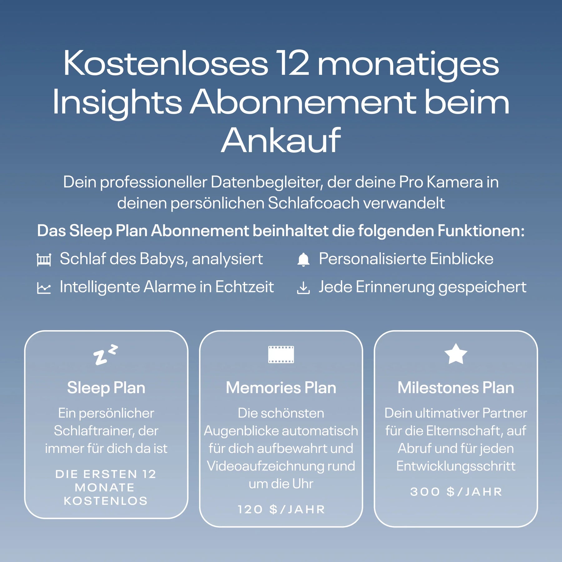 Nanit Pro Kamera Babyphone mit App + Bodenständer