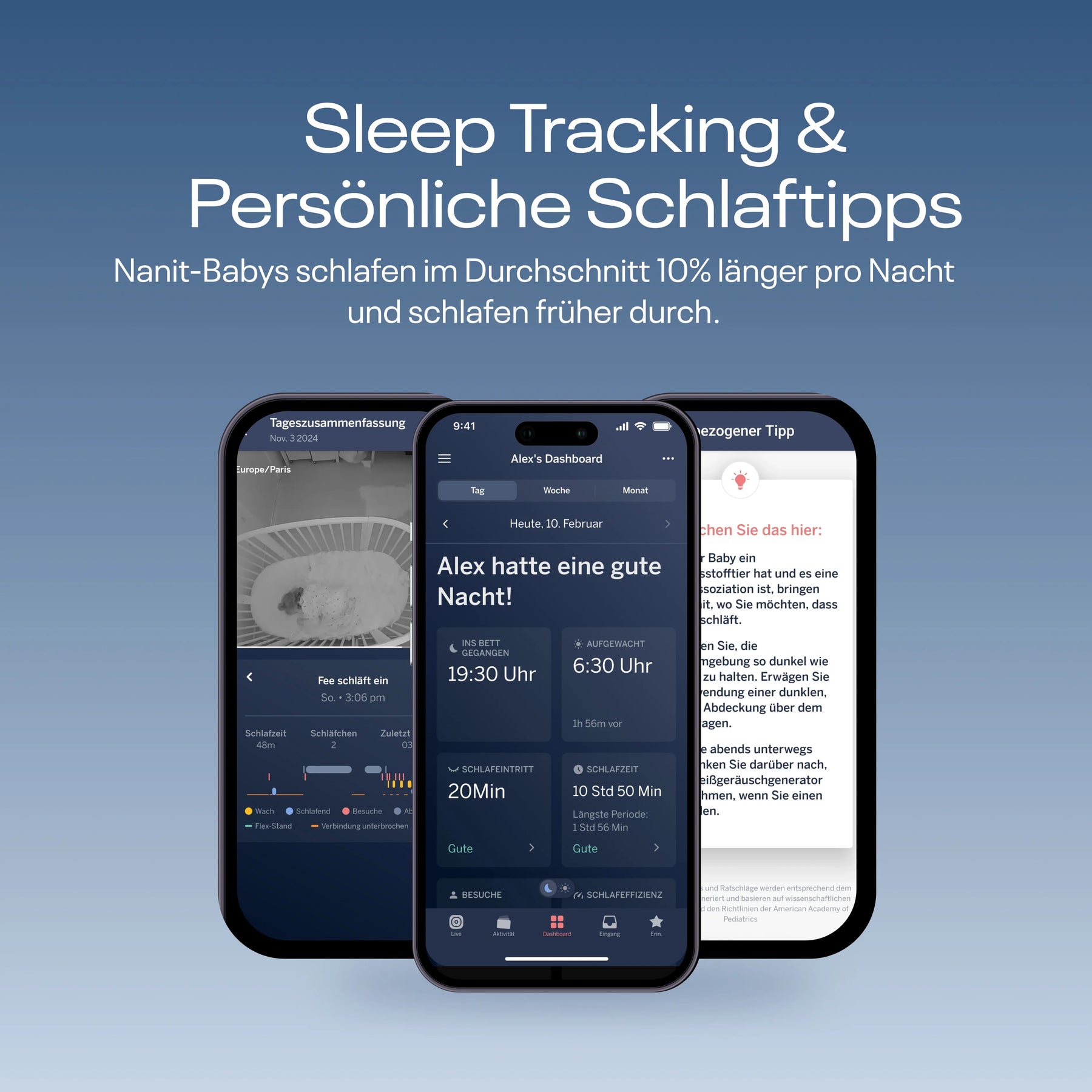 Nanit Pro Kamera Babyphone mit App + Bodenständer