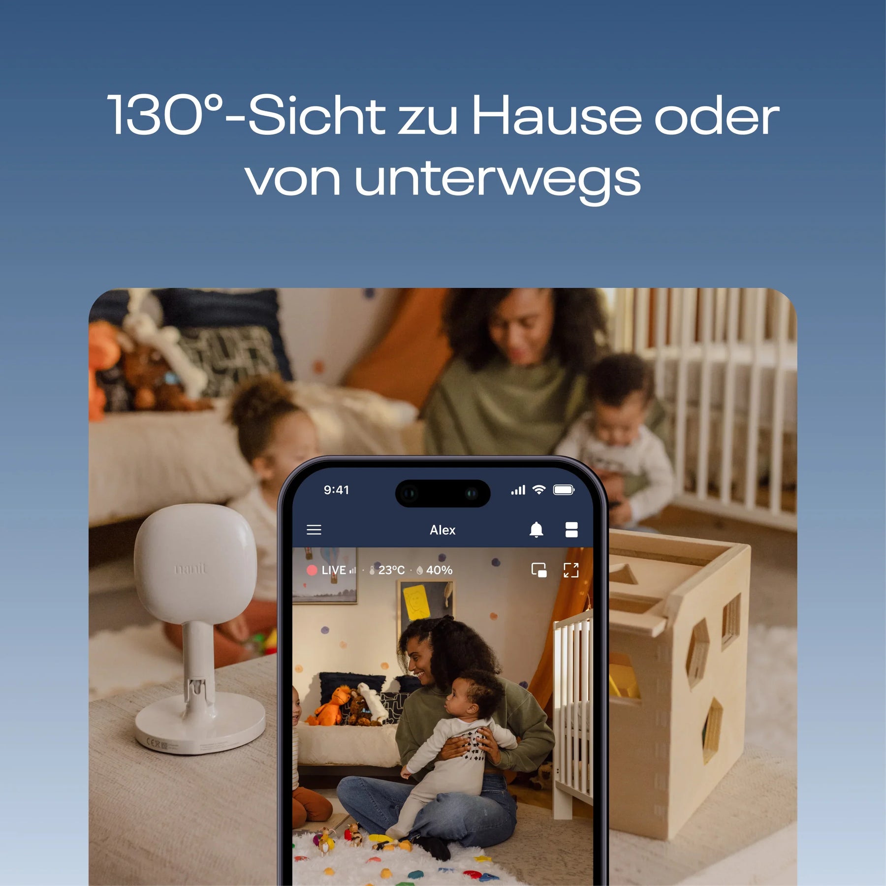 Nanit Pro Camera - baby monitor + Flex Stand