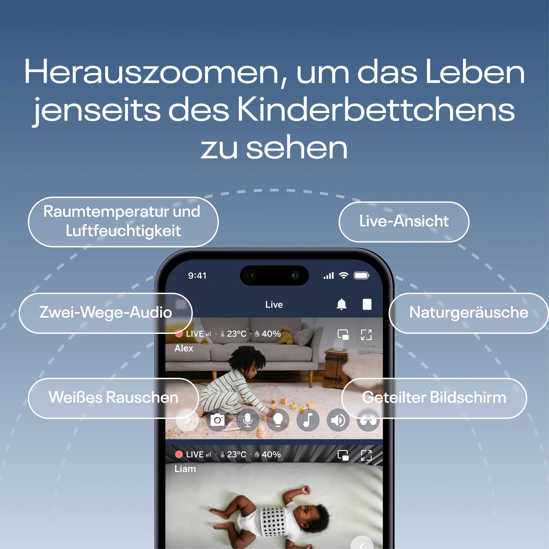 Nanit Pro Camera - baby monitor + Flex Stand