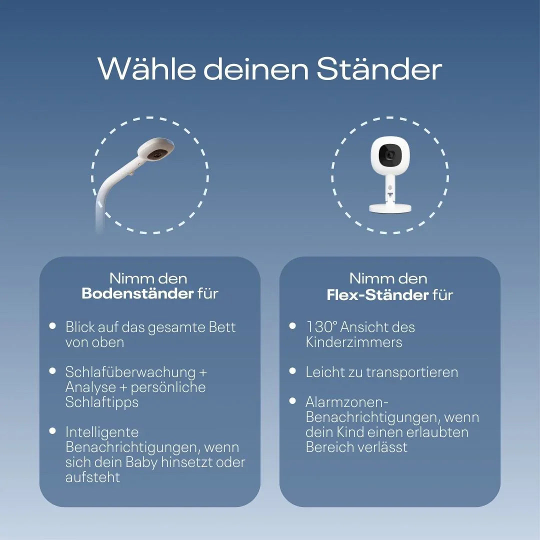 Nanit Pro Kamera Babyphone mit App + Bodenständer