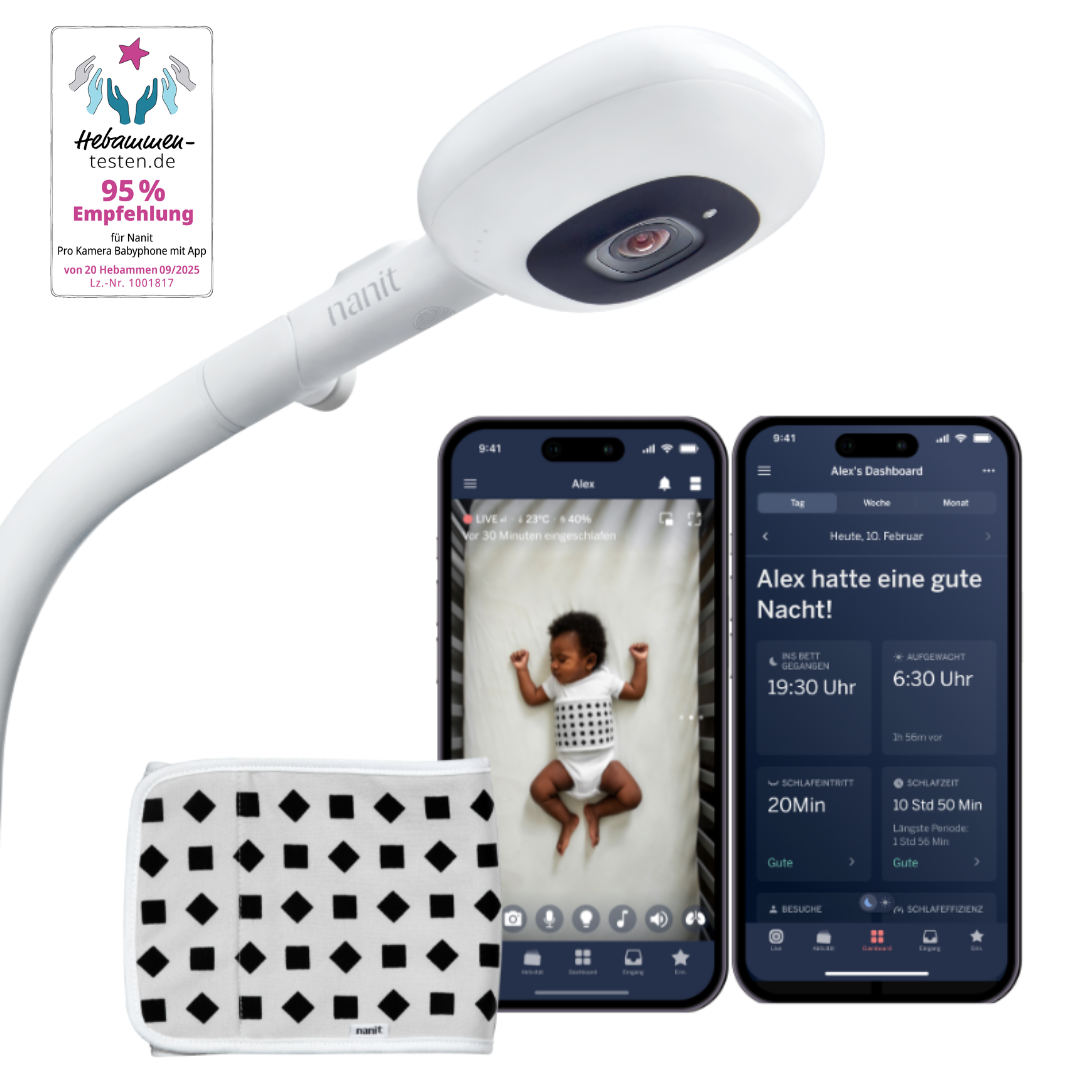 Nanit Pro Kamera Babyphone mit App + Bodenständer