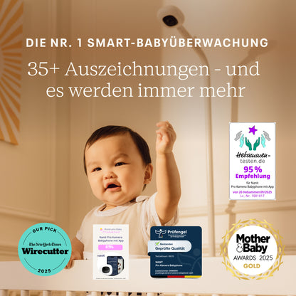 Caméra Nanit Pro – babyphone connecté + Support flexible