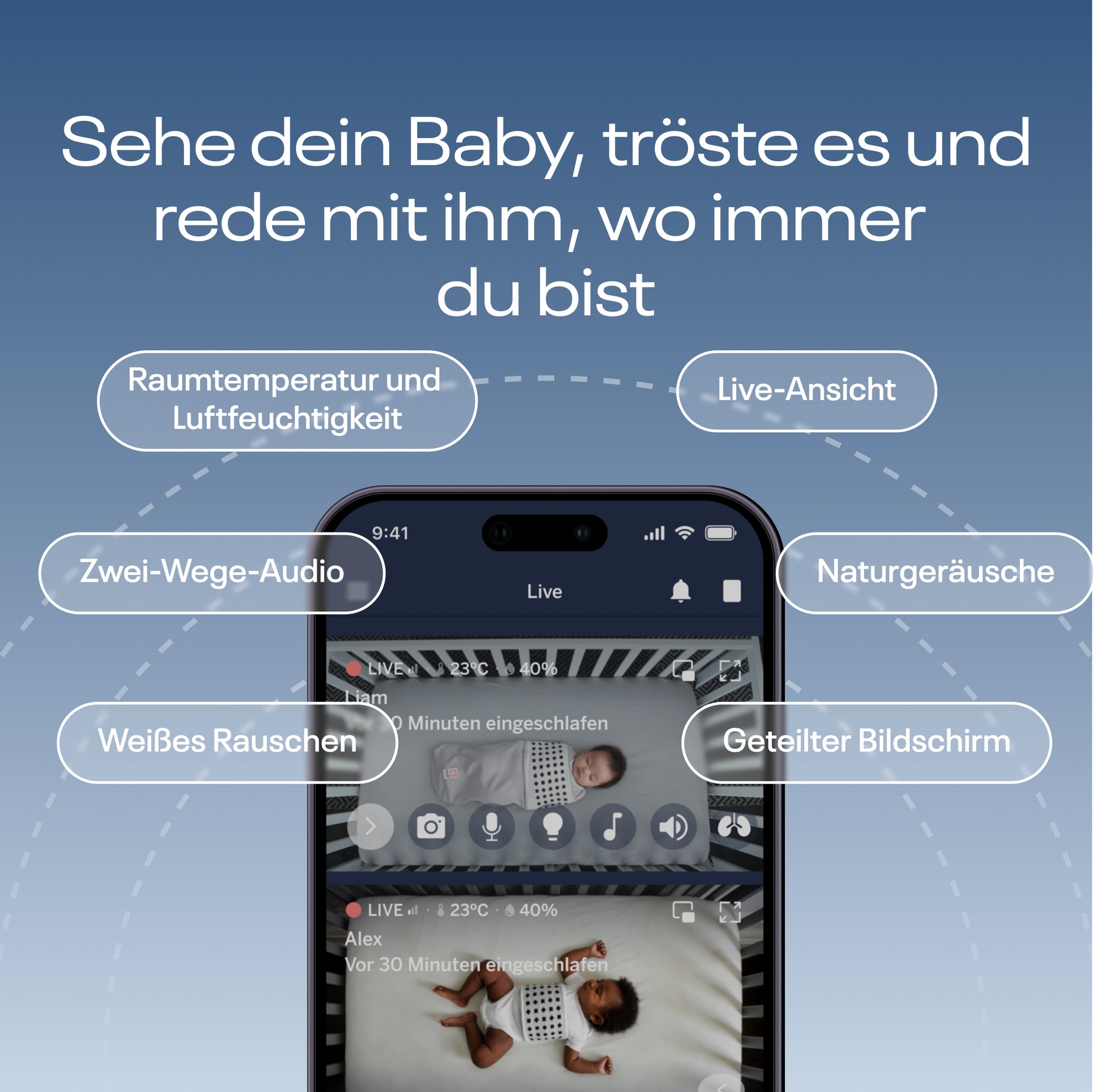 Nanit Pro Kamera Babyphone mit Atemüberwachung