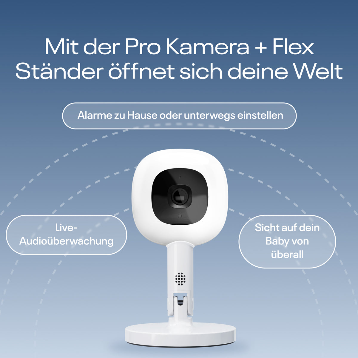 Nanit Pro Kamera-Babyphone mit App und Flex-Ständer
